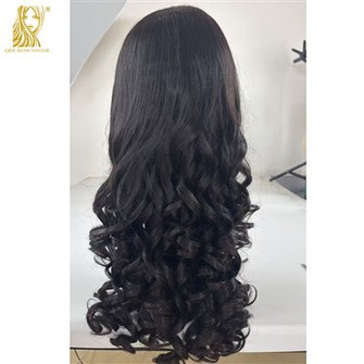 Perruque Lace Front Wig Remy Cheveux Machine